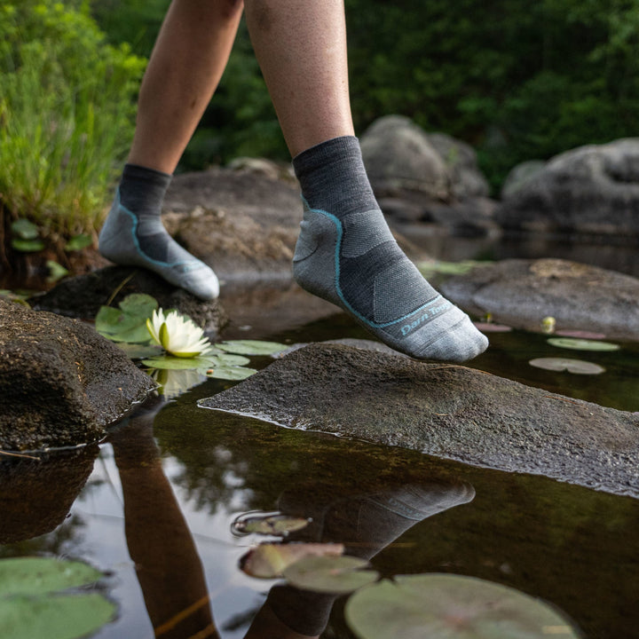 Calcetines ligeros de senderismo para mujer Light Hiker Quarter