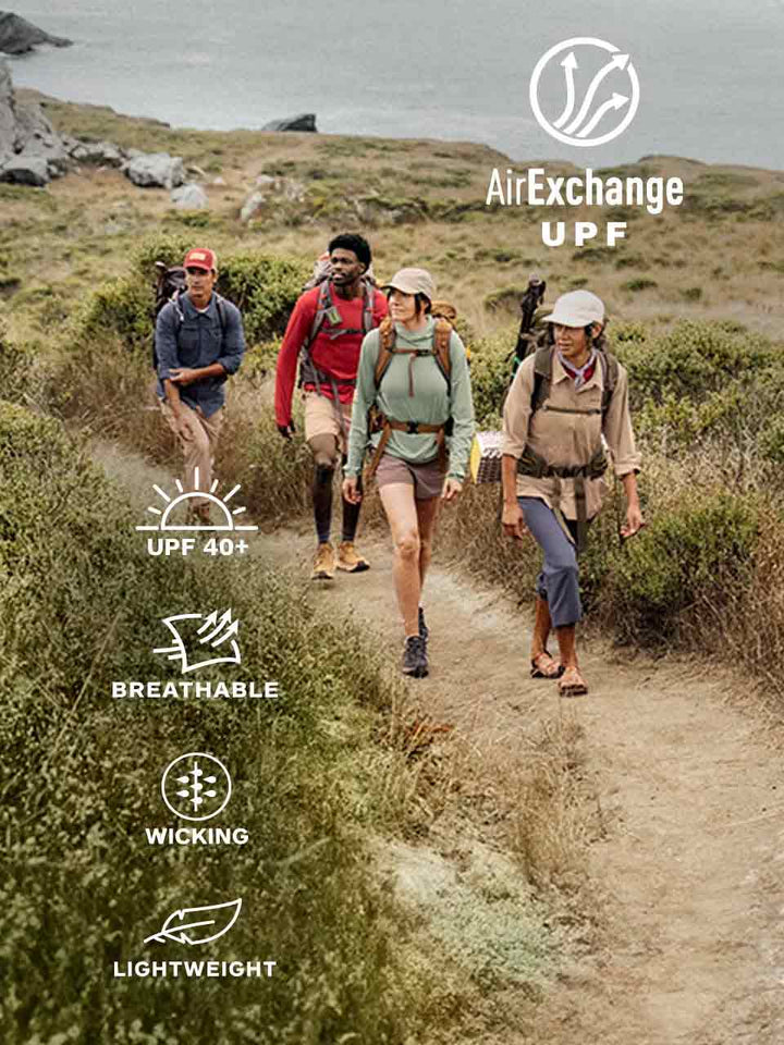 AirExchange UPF 40 Short-Sleeve Novelty Camp Collared Shirt - Men's