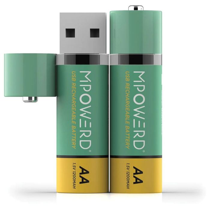 Viri USB Rechargeable AA Batteries - 4 Pack