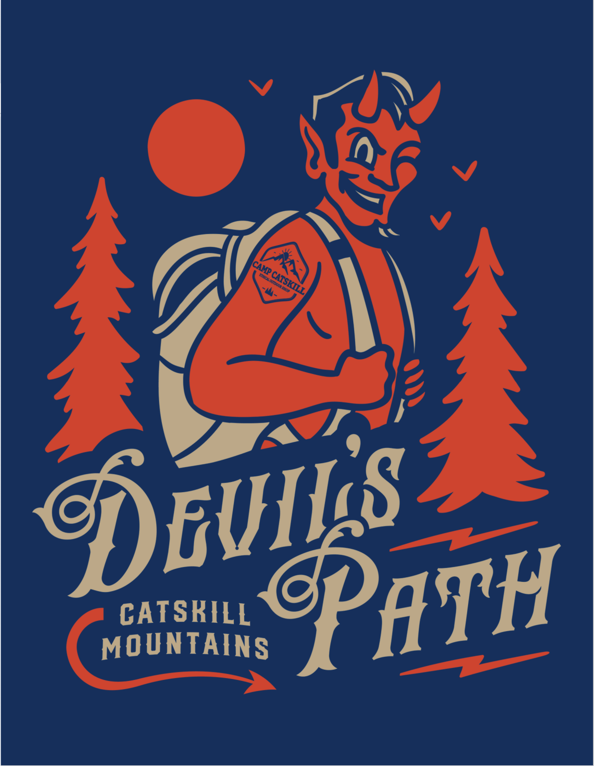 Devil's Path Postcard – Camp Catskill