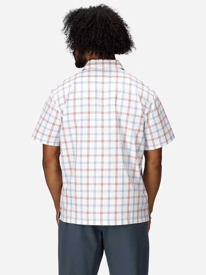 AirExchange UPF 40 Short-Sleeve Novelty Camp Collared Shirt - Men's