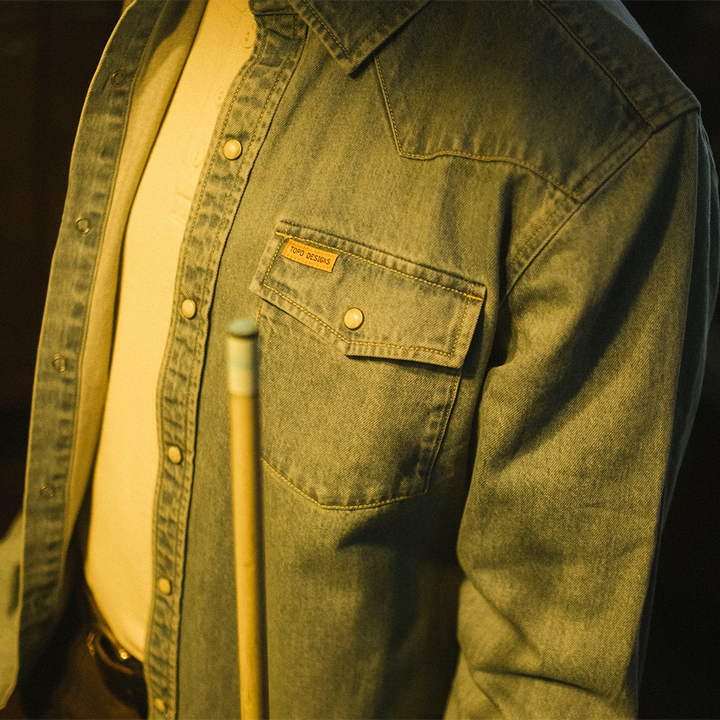 Mountain Shirt Long Sleeve Denim - Men's