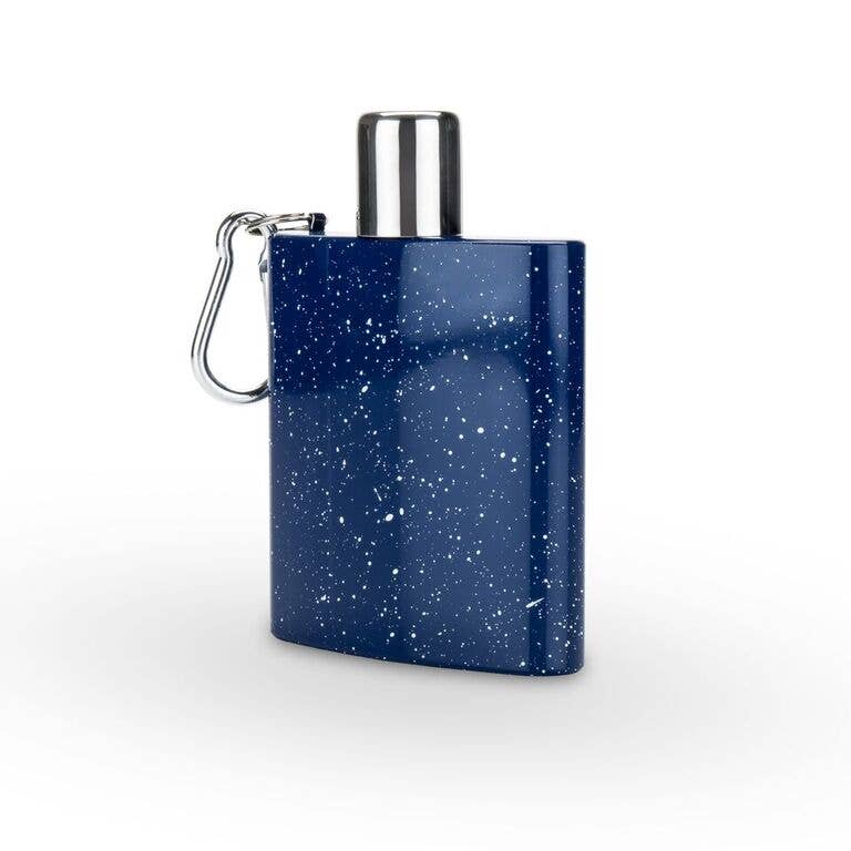 Enamel Carabiner Flask