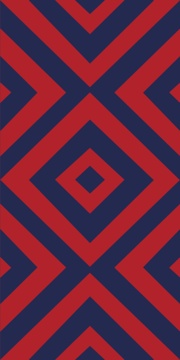 Beach Towel, Diamond Red/Navy