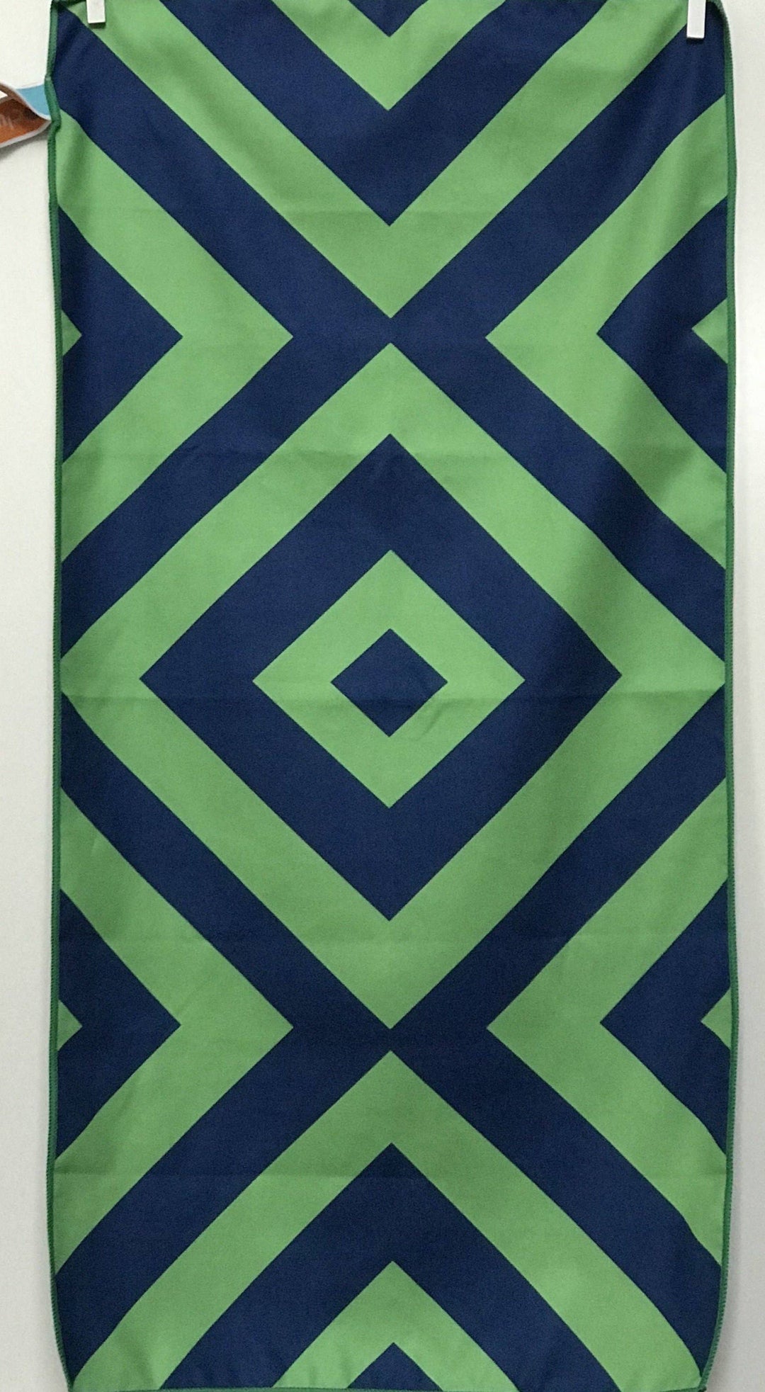 Beach Towel, Diamond Green/Navy