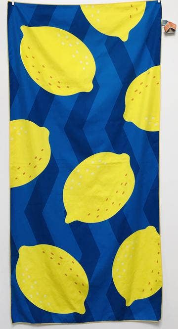 Beach Towel, Citrus, Lemon Drop