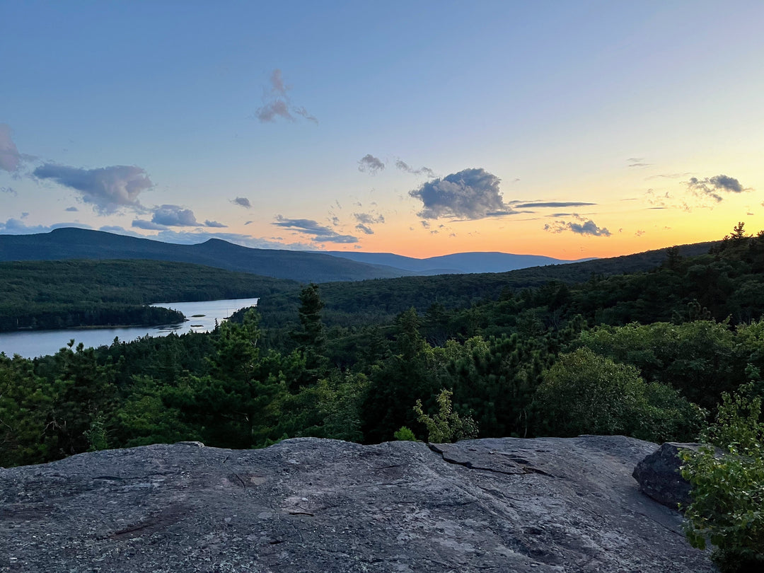 View of North-South Lake from Sunset Rock - Photo by Moe Lemire