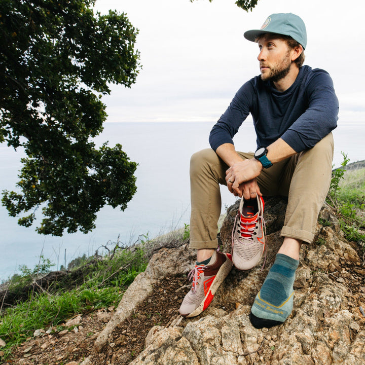 Men's Light Hiker No Show Lightweight Hiking Sock