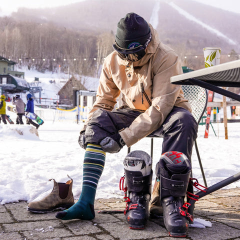 Men's Snowpack Over-the-Calf Midweight Ski & Snowboard Sock