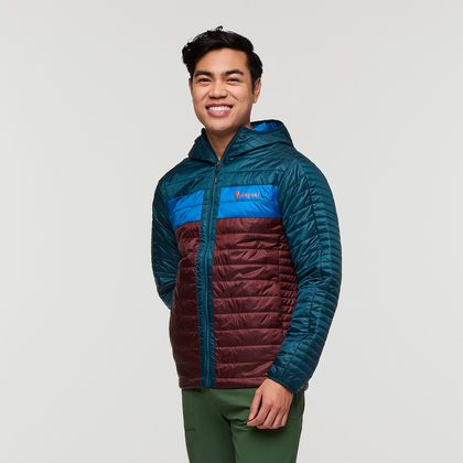 Chaqueta con capucha y aislamiento Capa para hombre
