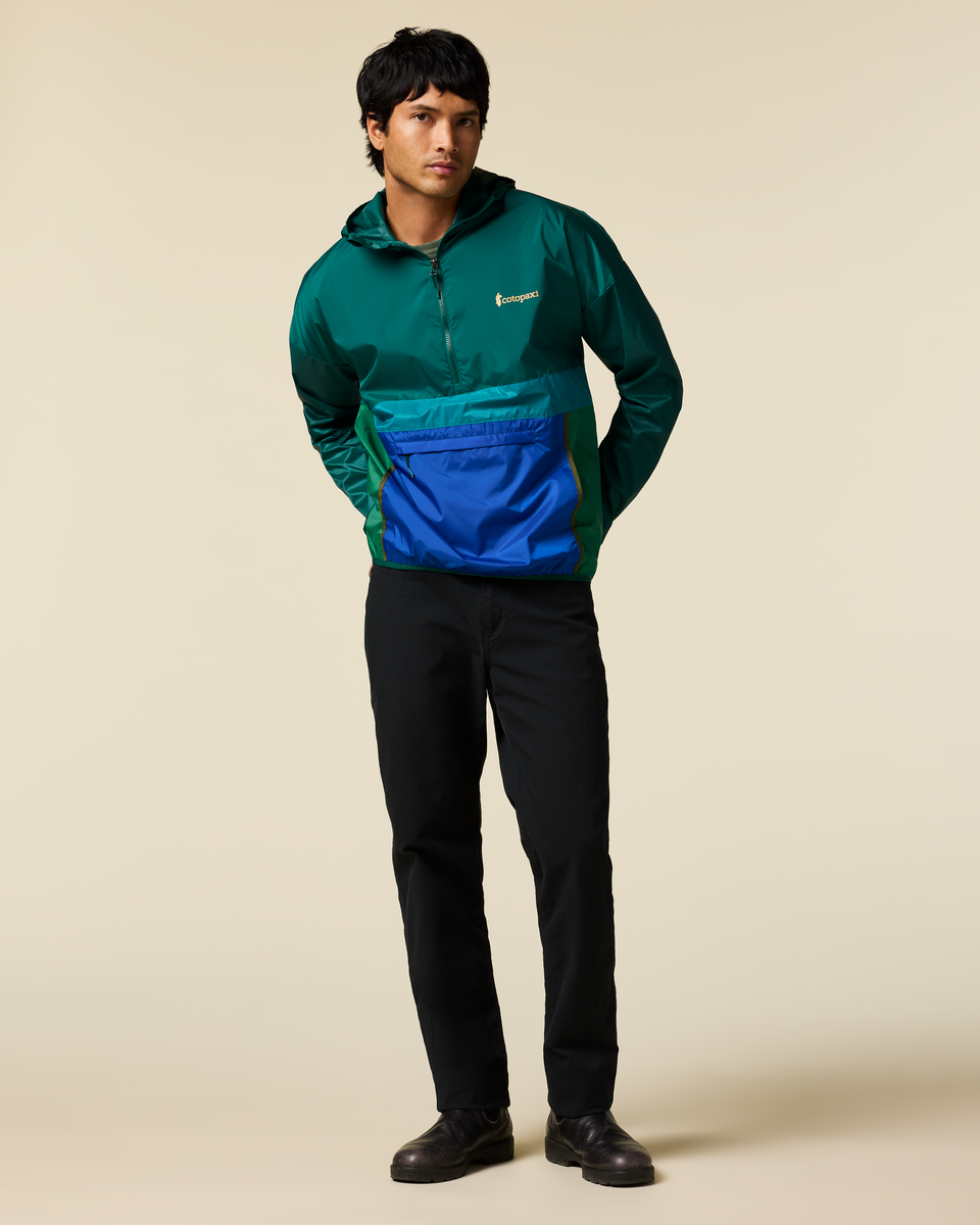 Teca Half-Zip Windbreaker - Mens - Eat More Veggies
