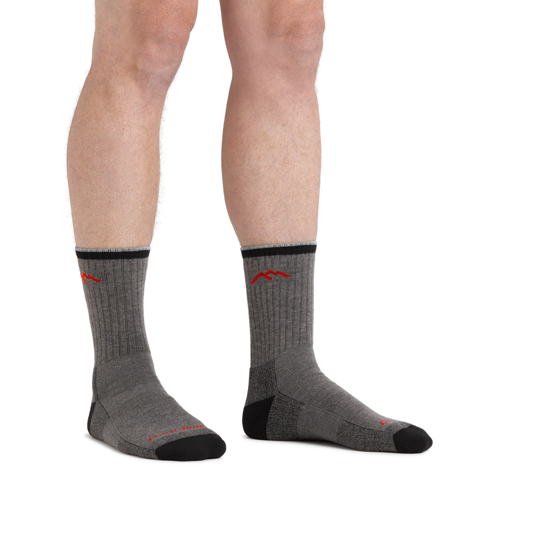 Men's Coolmax Hiker Micro Crew Midweight Hiking Sock
