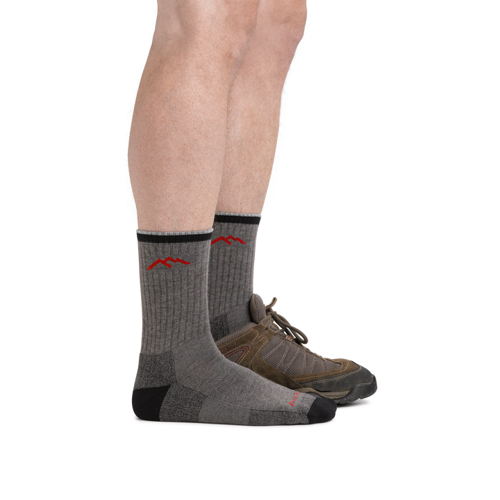 Men's Coolmax Hiker Micro Crew Midweight Hiking Sock