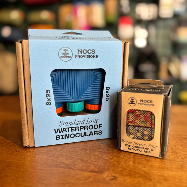 Nocs Binoculars + Woven Strap Gift Bundle