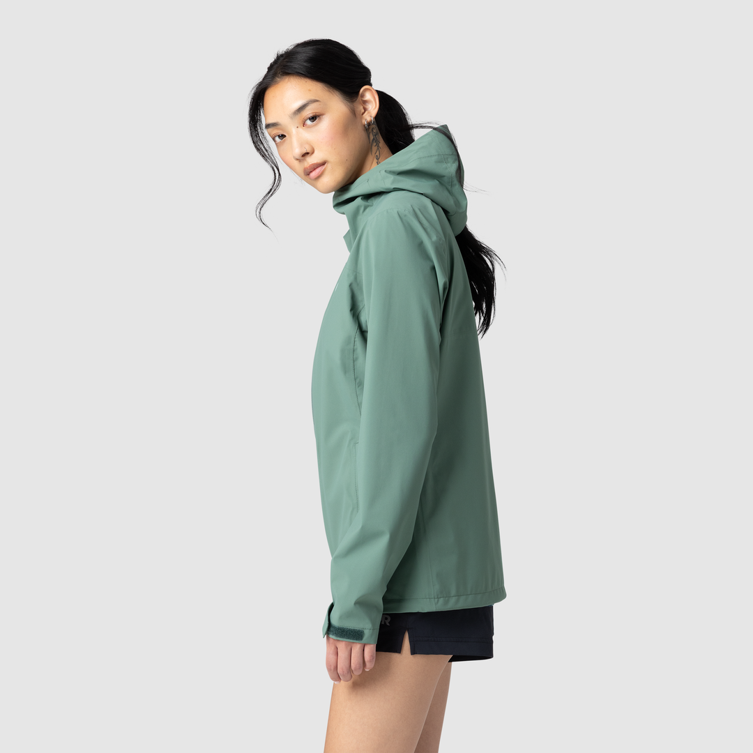 Stratoburst Stretch Rain Jacket - Women's - Malachite