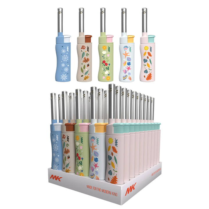 MK Lighter Range Series, Seasons Set, Windproof Flame 50PC