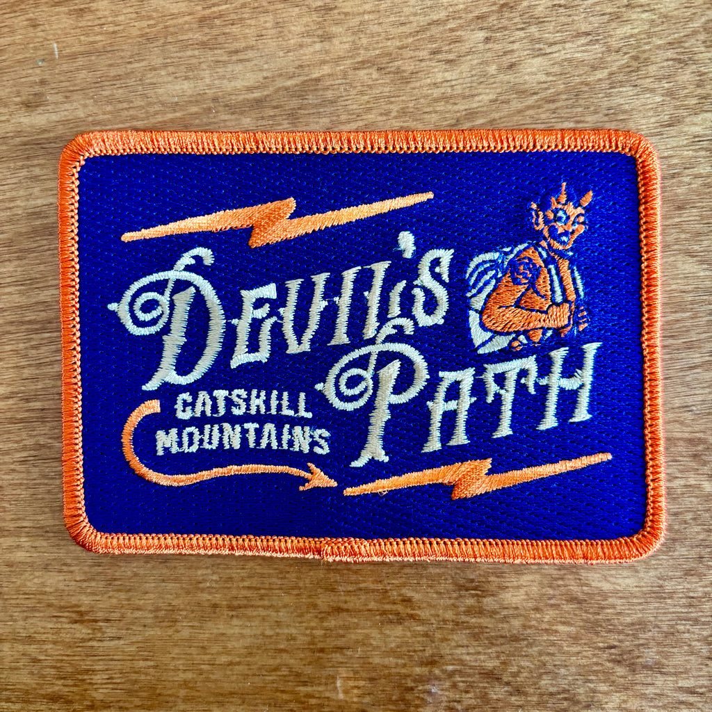 Devil's Path Iron-On Patch – Camp Catskill - Main Image