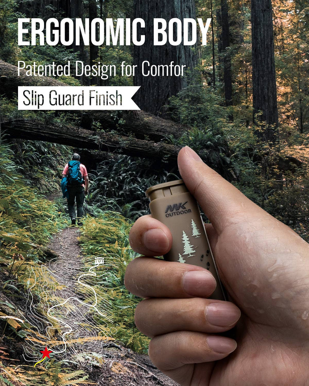 MK Lighter Trail Blazer Series, Windproof, Pocket Lighter