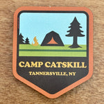 Camp Catskill Tent Camp Recycled Wood Magnet