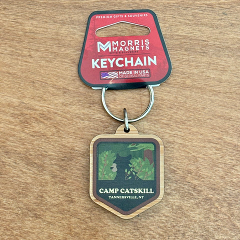 Camp Catskill Bear Woods Keychain