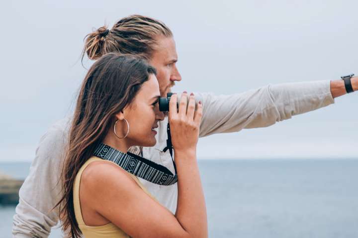 Nocs Binoculars + Woven Strap Gift Bundle