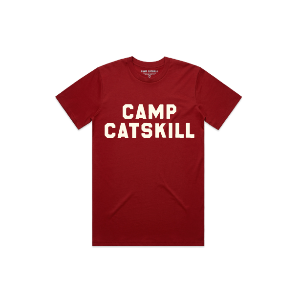 Campamento Catskill - Camiseta con texto