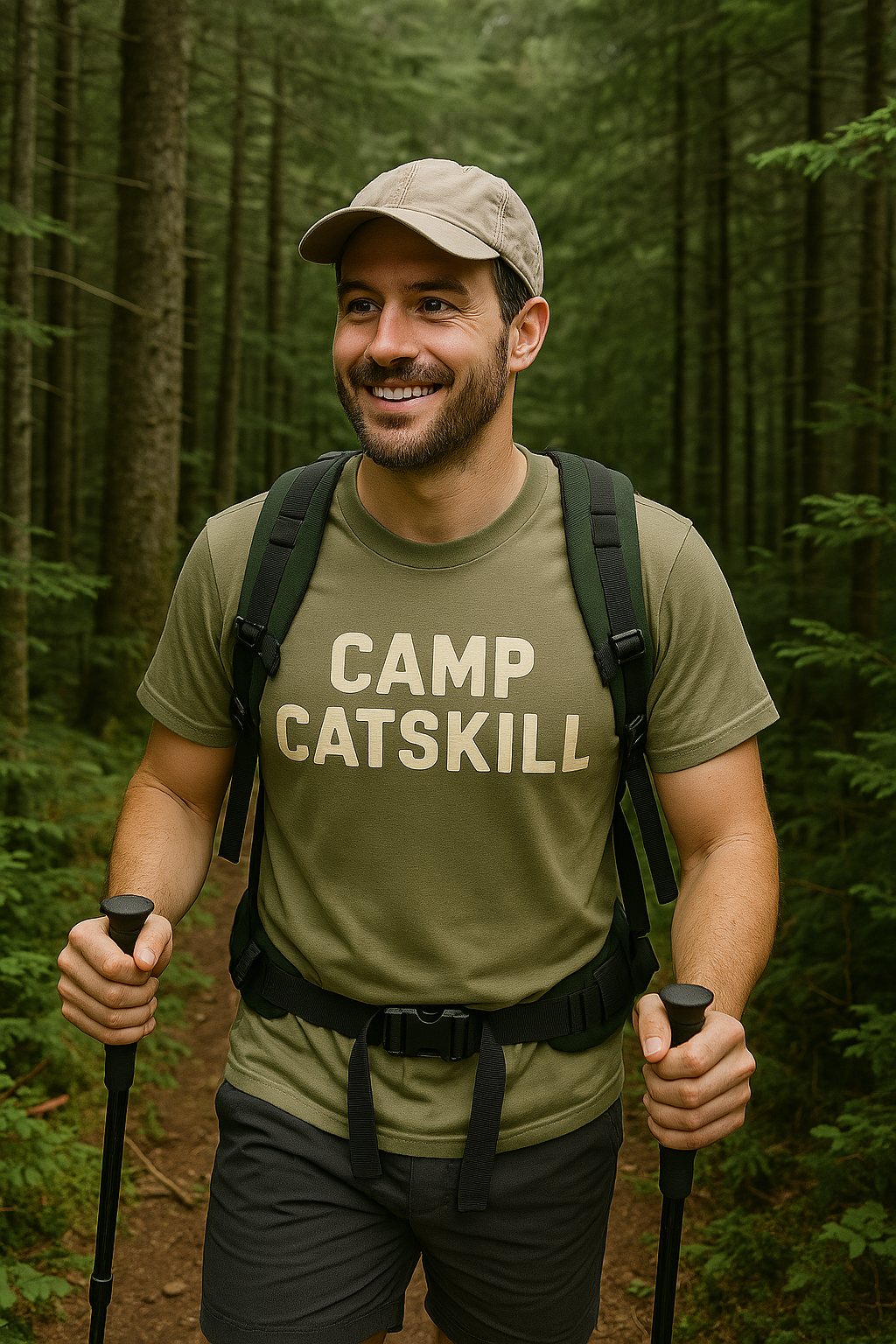 Camp Catskill - Text Tee