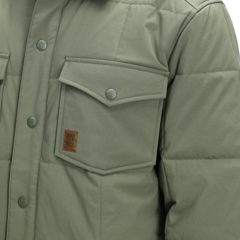 Puffer Shirt Jacket - Men's