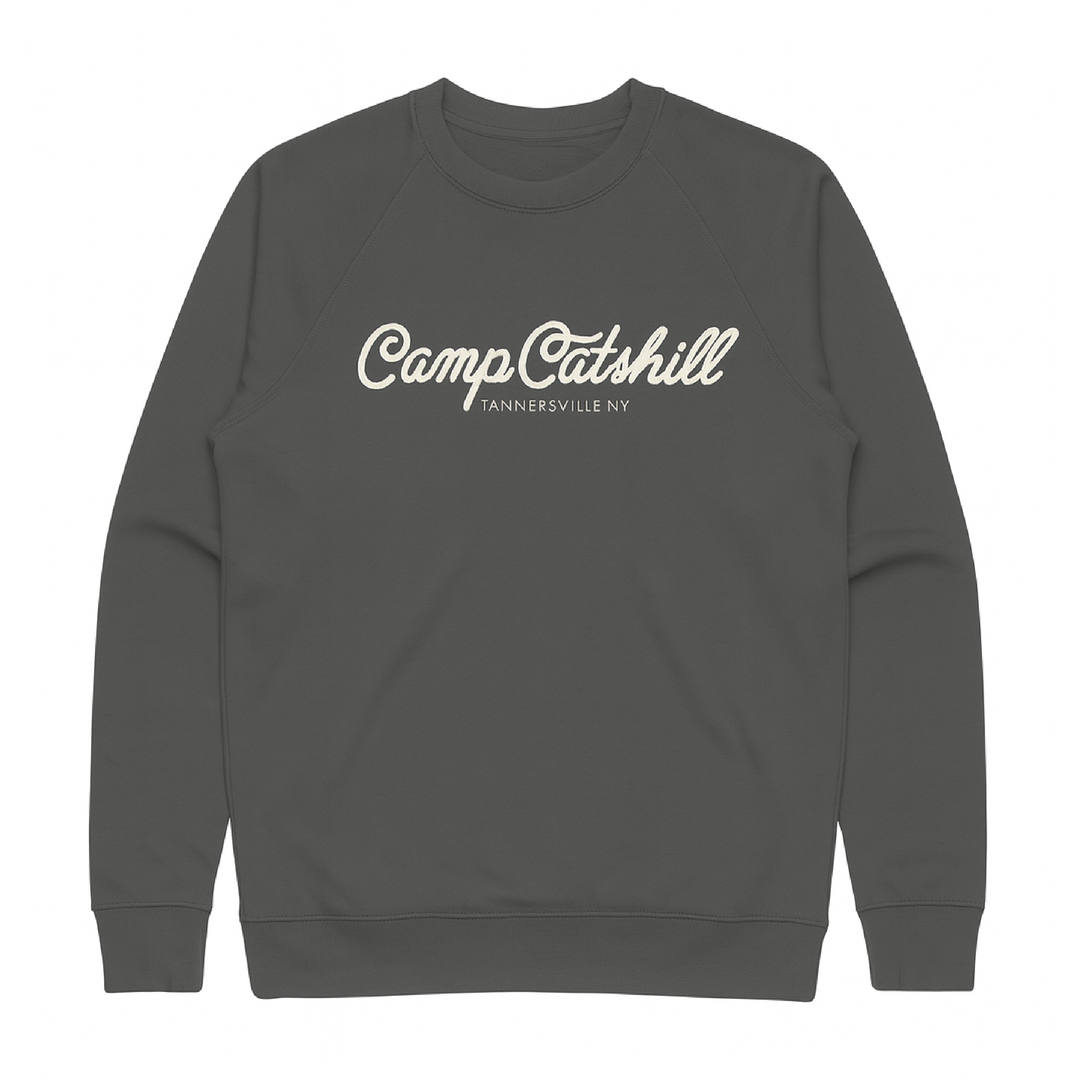 Camp Catskill Script Crewneck