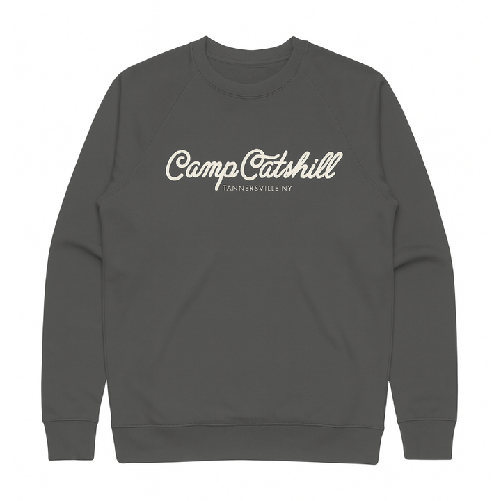 Camp Catskill Script Crewneck