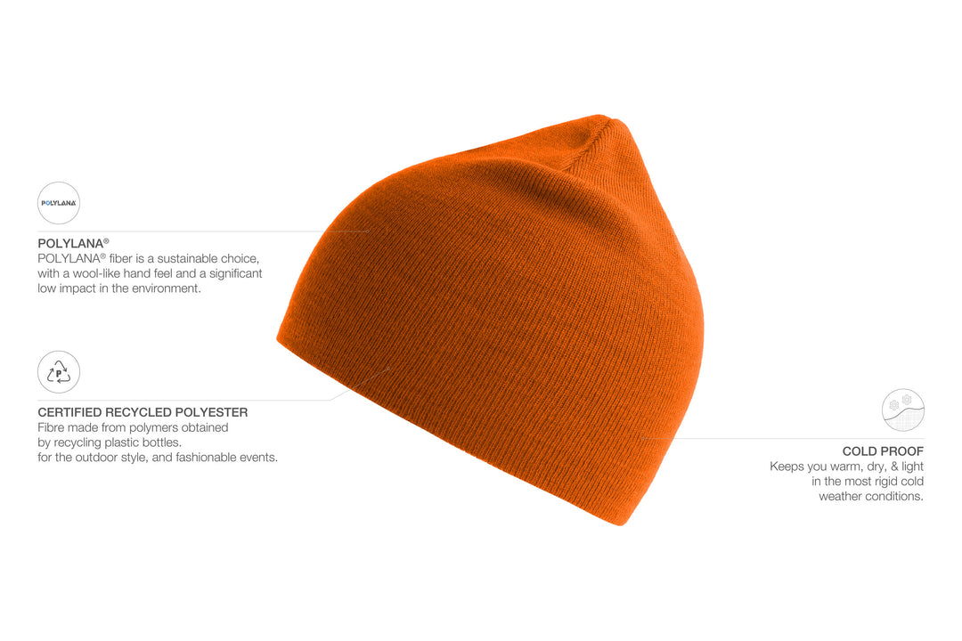 Sustainable Beanie - Blaze Orange