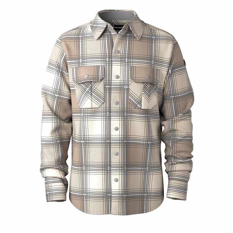 Anchor Line Shirt Jacket