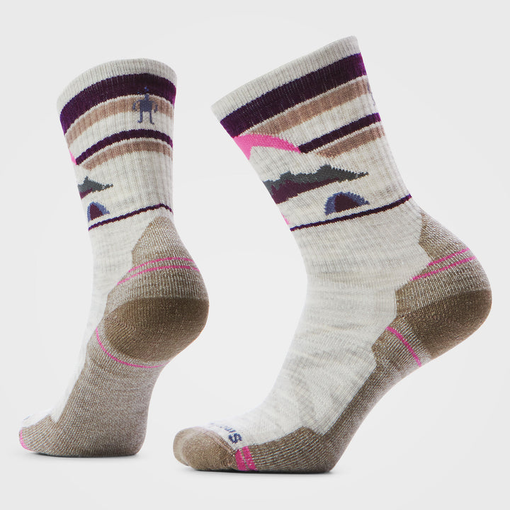 Women's Hike Light Cushion Mountain Moon Crew Socks