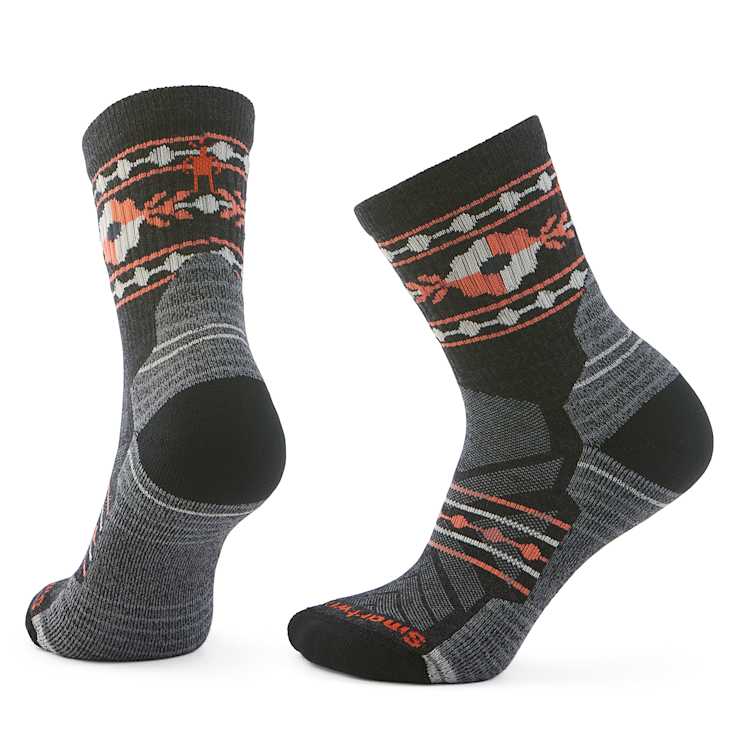 Calcetines de media caña con diseño floral retro y ligero para mujer