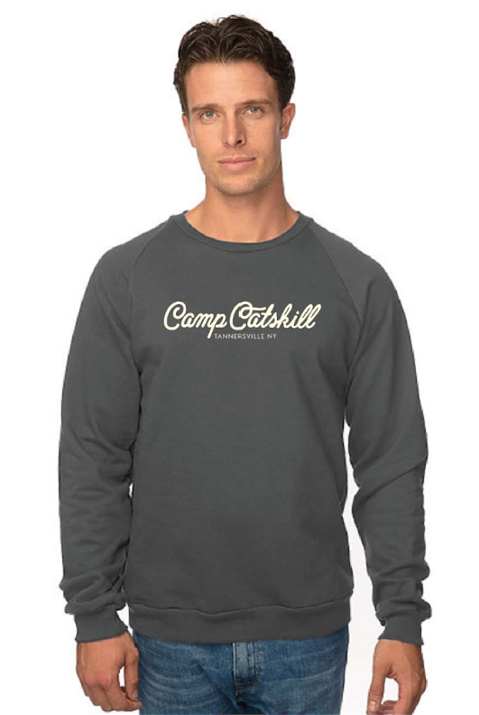 Camp Catskill Script Crewneck