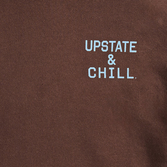 The Heart: Upstate & Chill® Hoodie - Brown