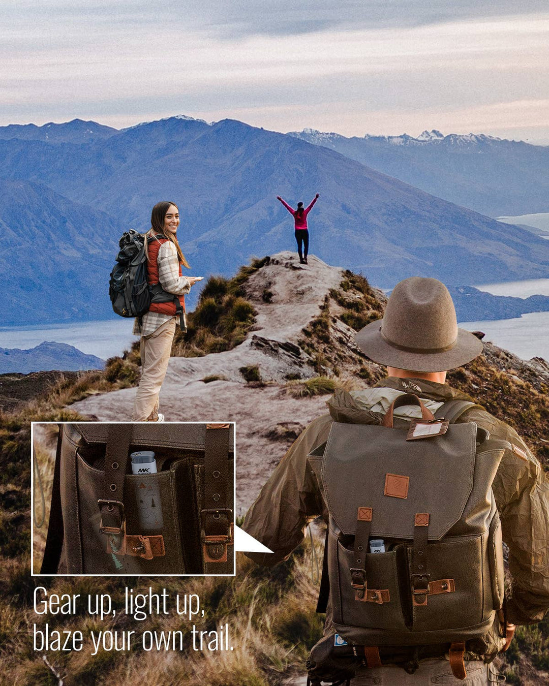 MK Lighter Trail Blazer Series, Windproof, Pocket Lighter