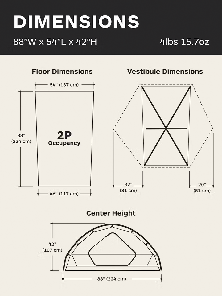 Tungsten 2-Person Tent
