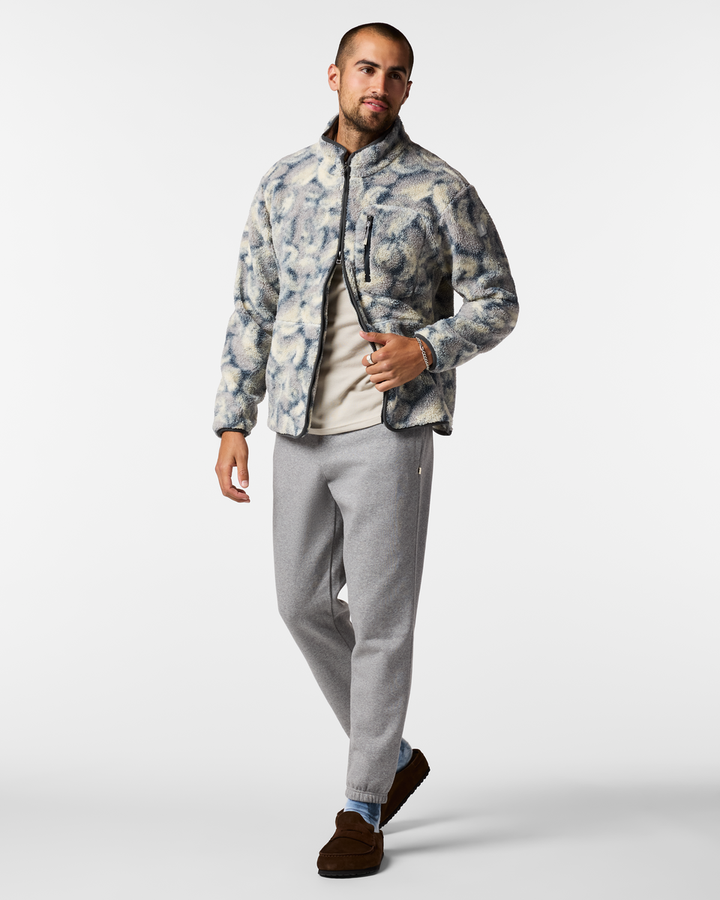 Amigazo Fleece Jacket - Mens - Brush Clouds Slate