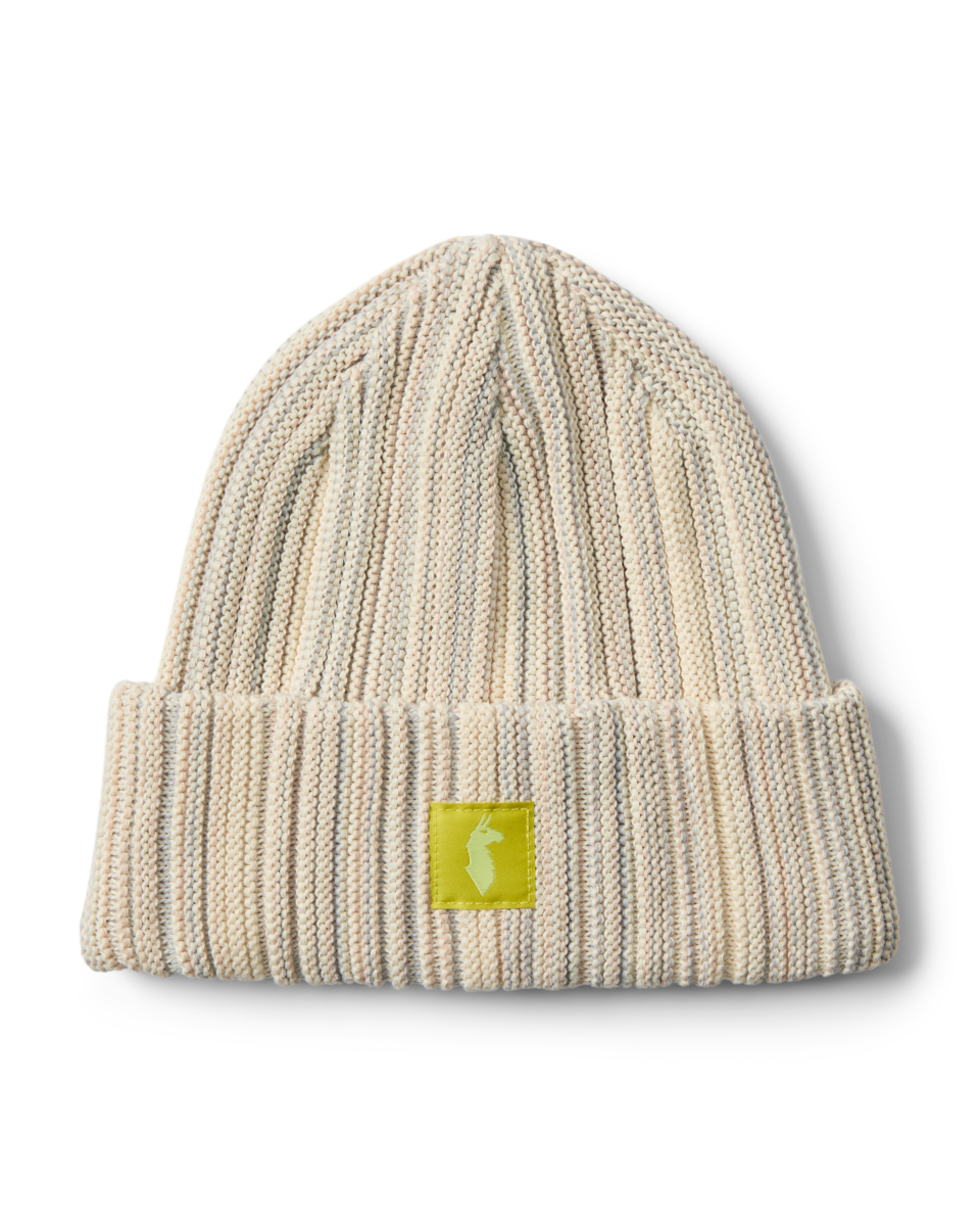 Vertical Stripe Beanie - Mineral Chalk/Vapor