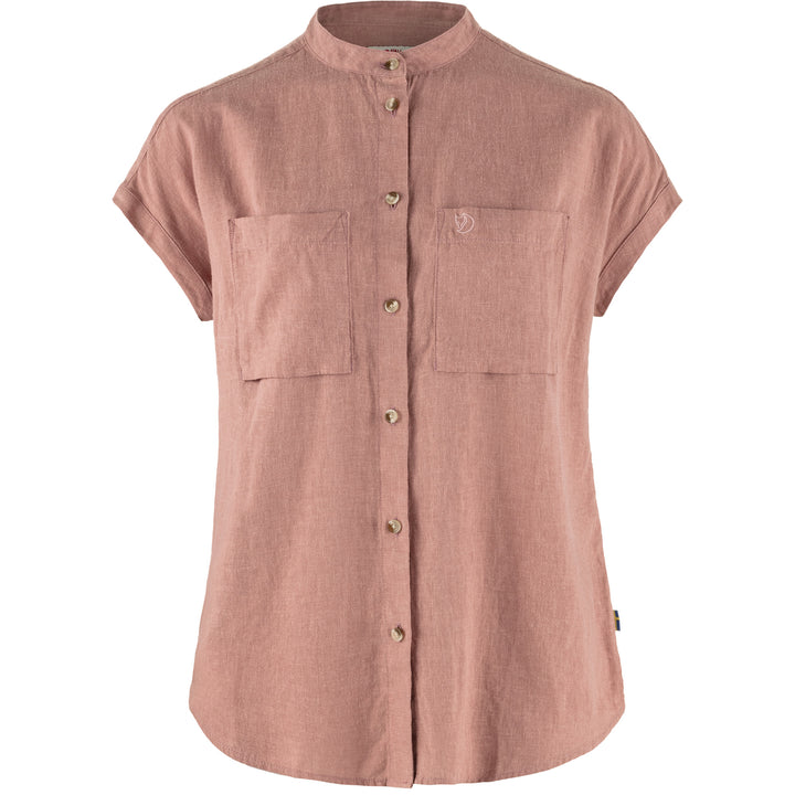 Camisa de manga corta de cáñamo Ovik para mujer 