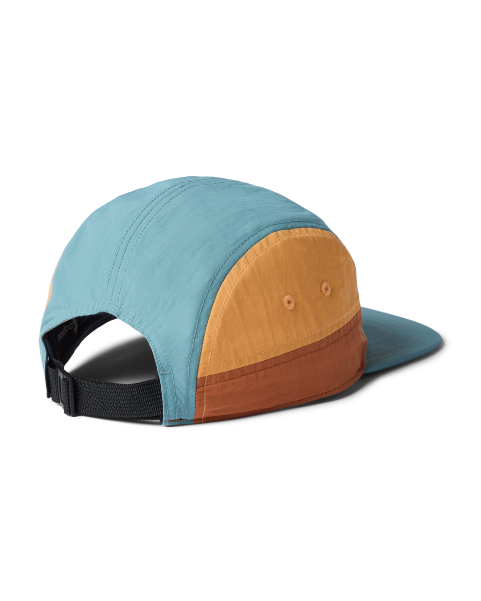 Zen Garden Tech 5-Panel Hat - Tide Pool and Everglade, back