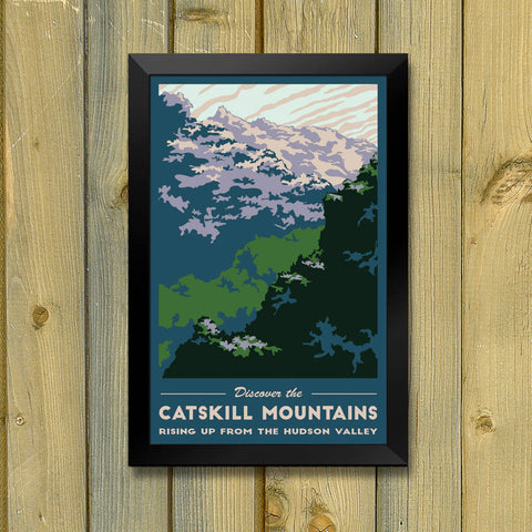 Discover the Catskills Travel Poster