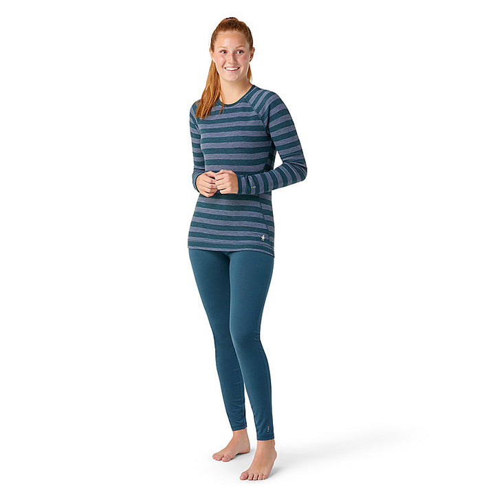 Women's Classic Thermal Merino Base Layer Pattern Crew