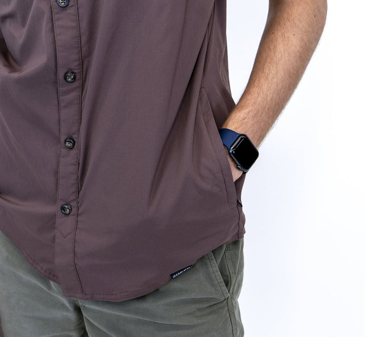 Men's Switchback Shirt - Made from Recycled Coffee Grounds