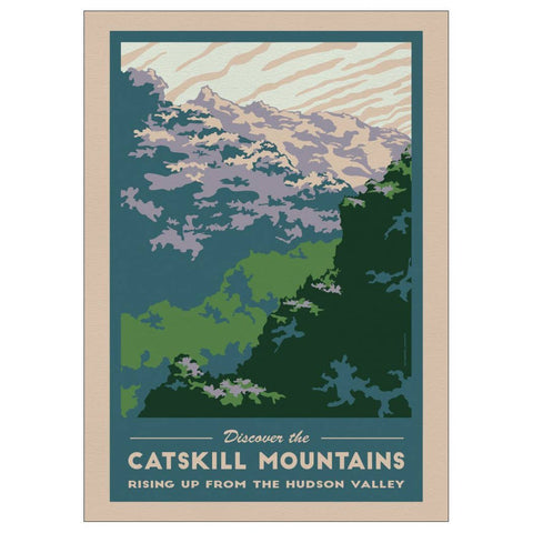 Discover the Catskills Postcard