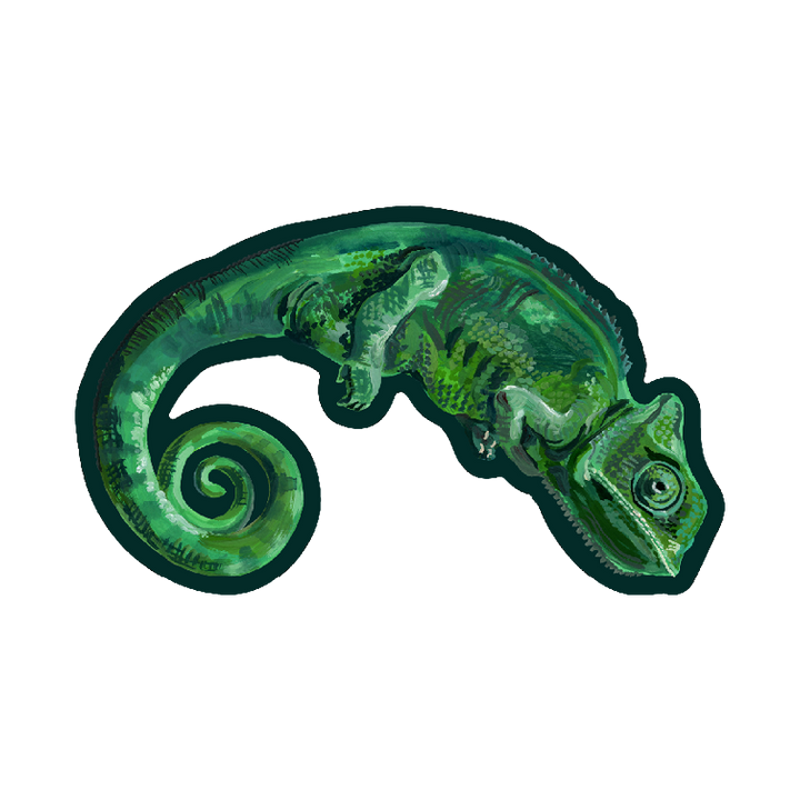 NOSO - Green Chameleon by Nathalie Lete