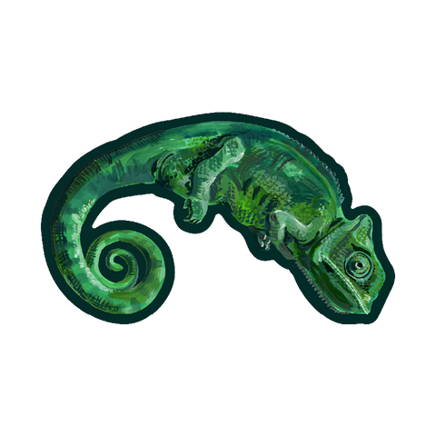 NOSO - Green Chameleon by Nathalie Lete