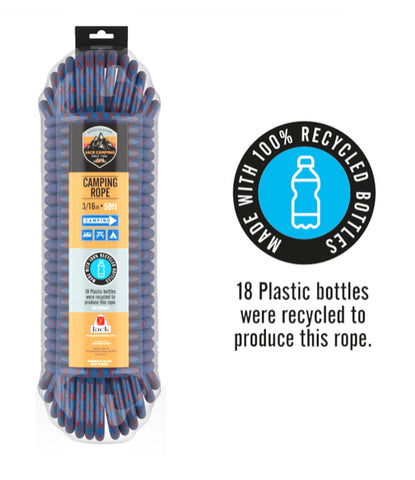 Recycled Camping Rope - 3/16 - 50ft.