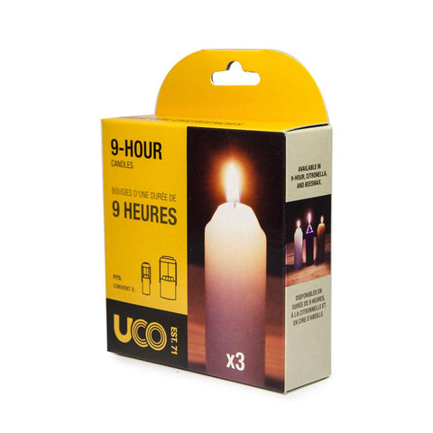 9-Hour Candles, 3-Pack